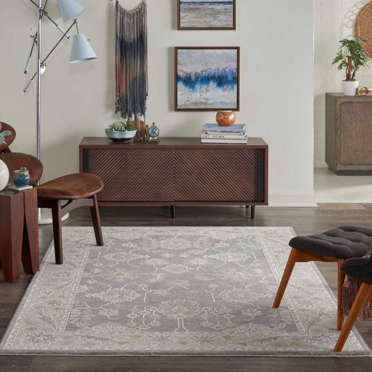 Infinate Farmhouse Floral 5'3" x 7'3 Rug - alternate view