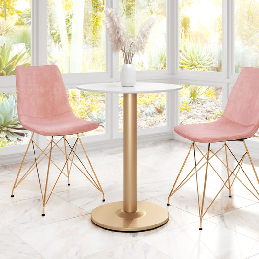 Alto Bistro Table White & Gold - alternate view
