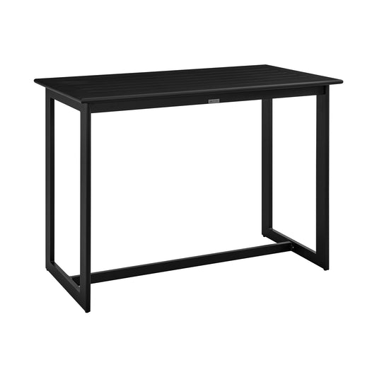 Grand Outdoor Patio Bar Height Dining Table in Aluminum - alternate view