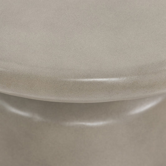 Umbre Concrete Indoor Outdoor Accent Stool End Table - alternate view