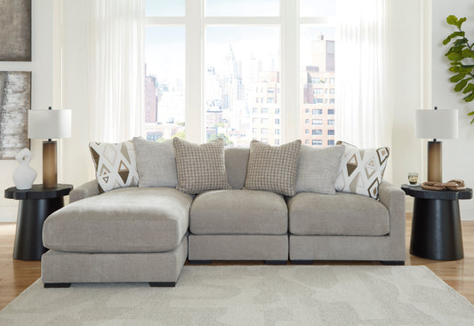 Aslan Court 3-Piece Sofa Sectional with Chaise - alternate view