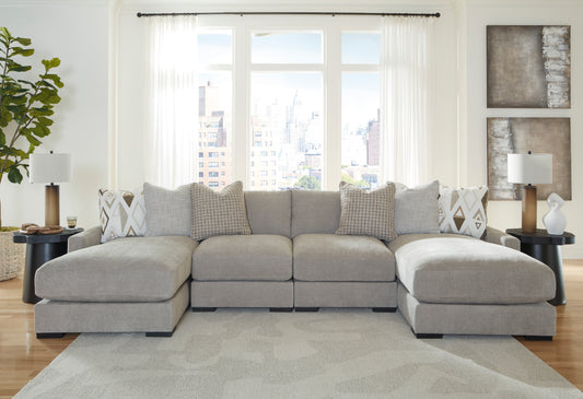 Aslan Court 4-Piece Sofa Pit Sectional - alternate view