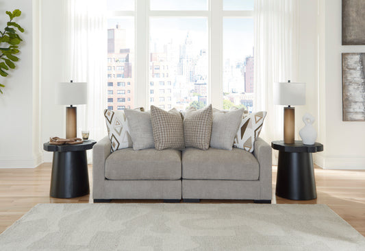 Aslan Court 2-Piece Loveseat Sectional - alternate view