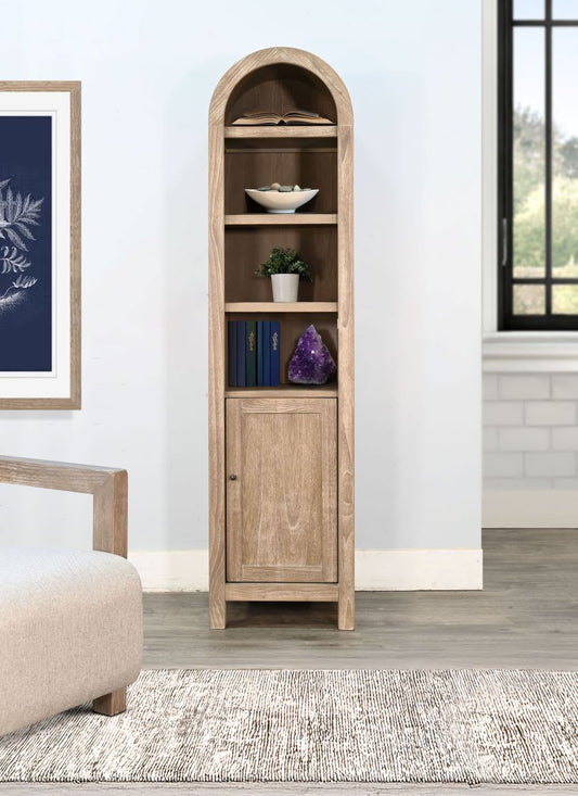 Blakely Small Arch Cabinet Natural Brown - alternate view