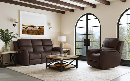 Flexsteel Karson Leather Power Reclining Sofa - alternate view