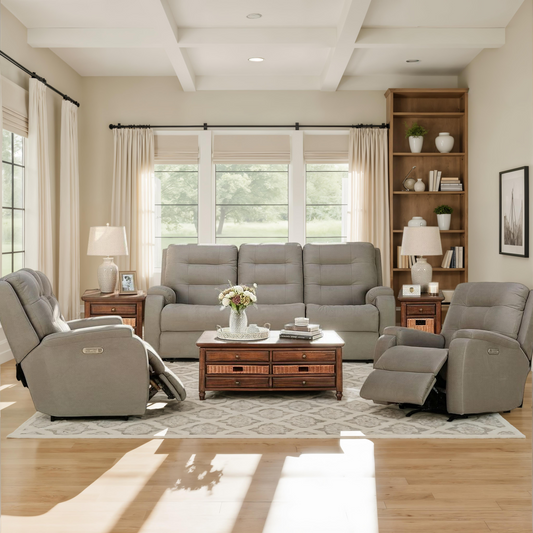 Flexsteel Darby Power Reclining Loveseat with Console - alternate view