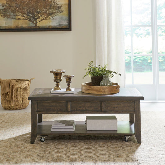 Riven Lift Top Cocktail Table - alternate view