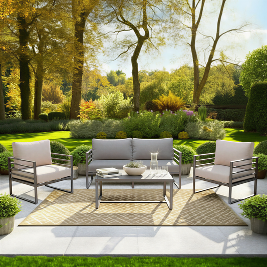 Holden 4-Piece Outdoor Patio Chat Set - alternate view