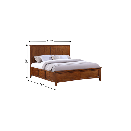 Oakley King Storage Bed - alternate view
