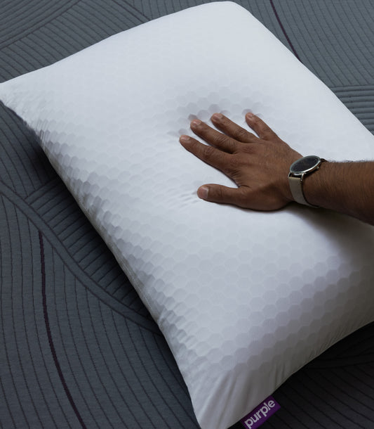 Purple Freeform Pillow - alternate view