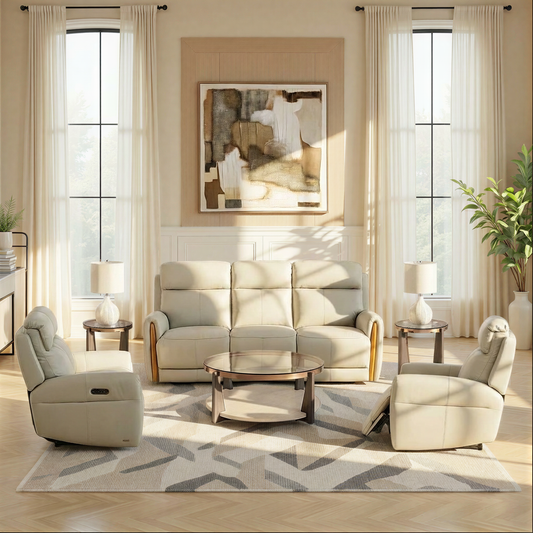 Yates Leather Power Reclining Loveseat - alternate view