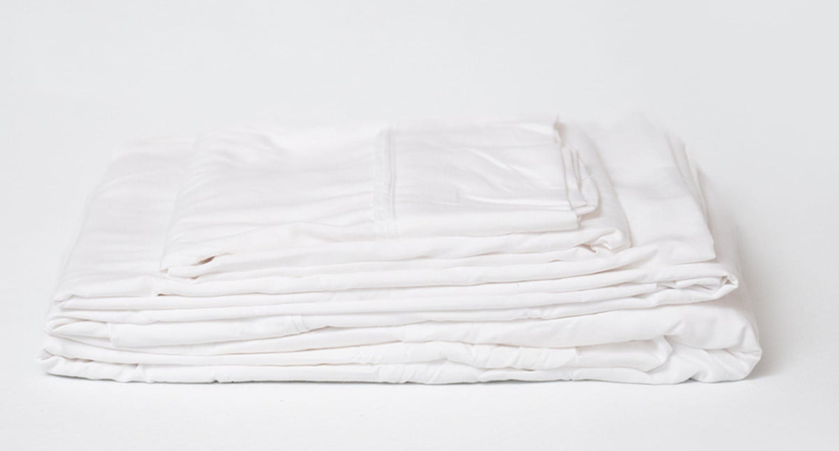 BedTech Microplush Bamboo Sheet Set White