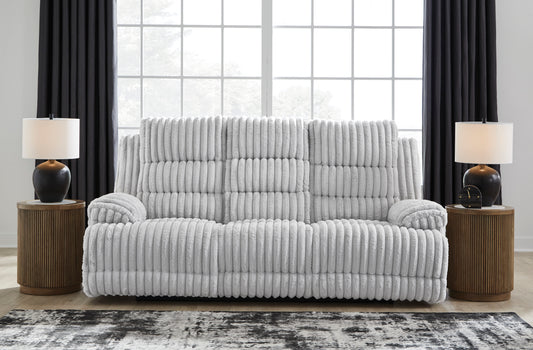 Technique Reclining Power Sofa with Drop Down Table - alternate view