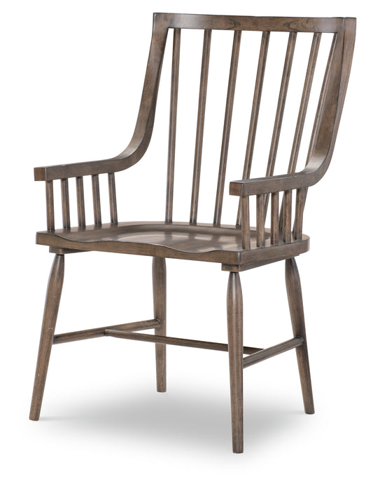 XXX's and OOO's Windsor Arm Chair - alternate view