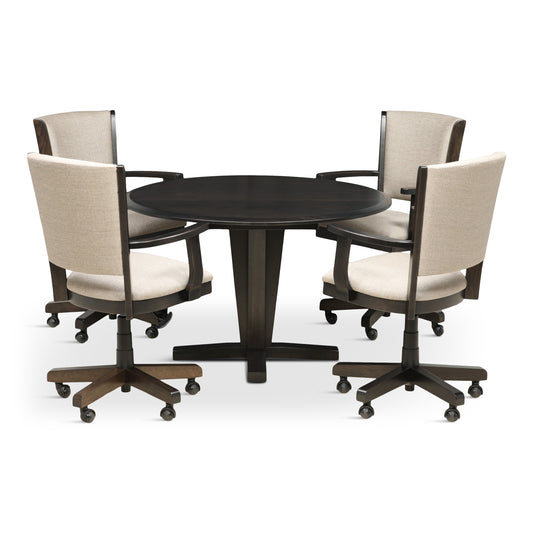 Roller Coaster Round Dining Table - alternate view