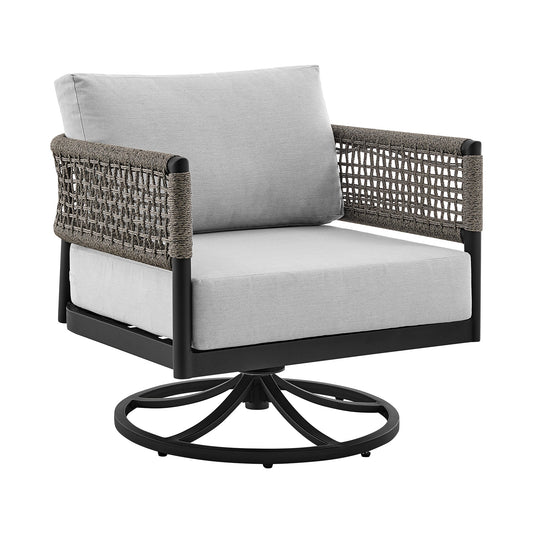 Felicia Outdoor Patio Swivel Rocking Chair - alternate view