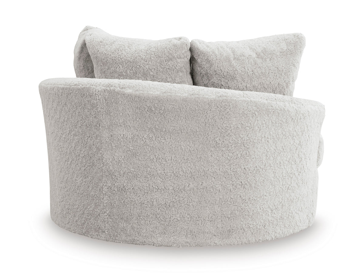 Snodoodle Oversized Swivel Accent Chair