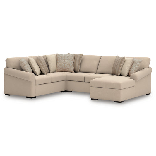 LadyMae 4-Piece Sectional with Chaise - alternate view