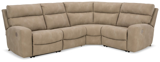 Next-Gen Durapella 4-Piece Power Reclining Sectional Sand - alternate view