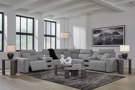 ModMax II 7-Piece Power Reclining Sectional with Audio Consoles - alternate view