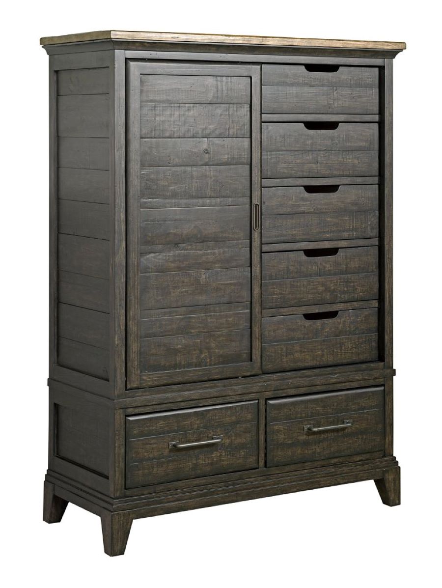 Plank Road Door Chest Charcoal