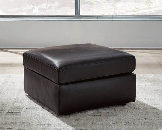 Modmax II Leather Oversized Accent Ottoman - alternate view