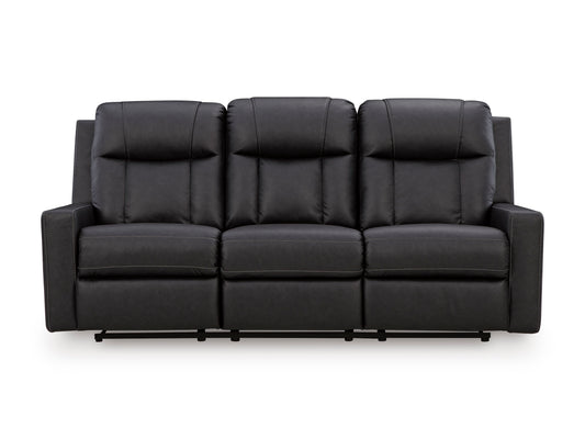 Mackmenville Reclining Sofa Carbon - alternate view