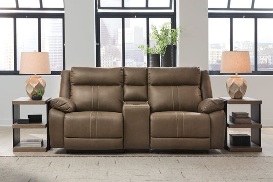 Ashley Max-Media 3-Piece Dual Power Reclining Modular Loveseat with Audio Console - alternate view