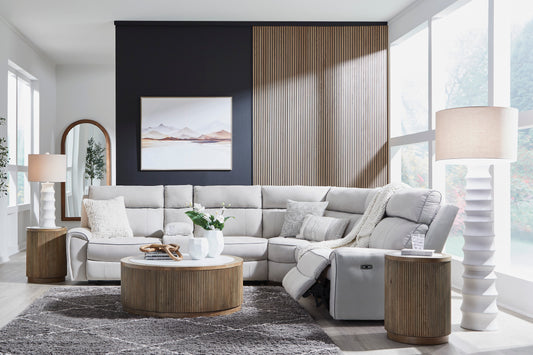 Grafton Pike 6-Piece Reclining Sectional with Storage Console - alternate view