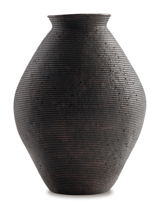 Ashley Hannela Vase 17" Brown - alternate view