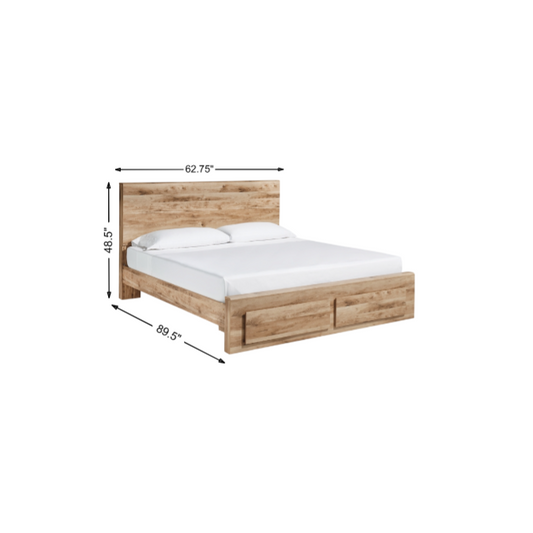 Ashley Hyanna Queen Panel Storage Bed with 2 Storage Drawers - alternate view