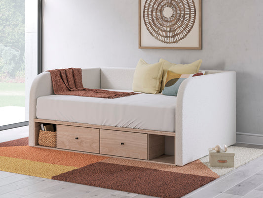 Shapella Upholstered Day Bed with Storage Full - alternate view