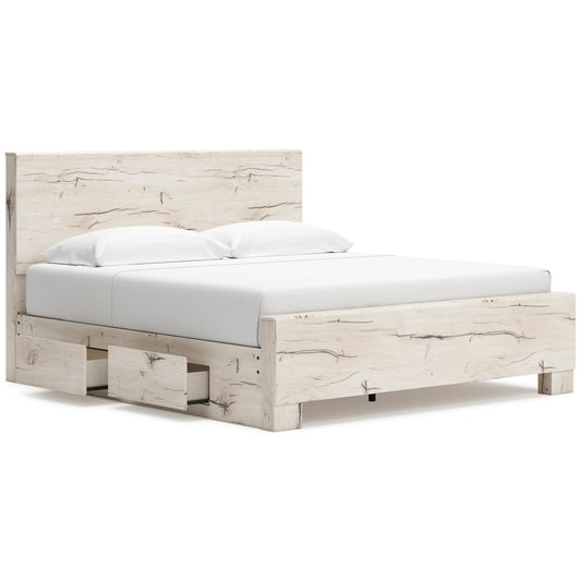 Lawroy King Panel Bed with Side Storage - alternate view