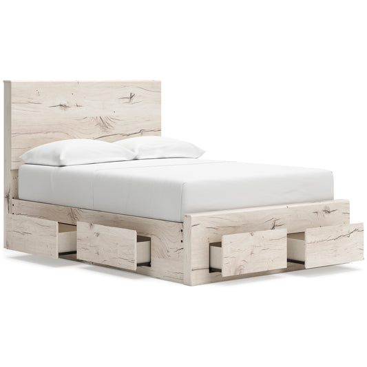 Ashley Lawroy Panel Six Drawer Storage Bed Full Double - alternate view