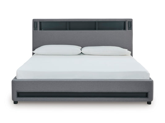 Cayberry Upholstered Bed - alternate view