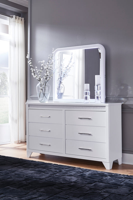 Ashley Frostlyn Dresser and Mirror - alternate view