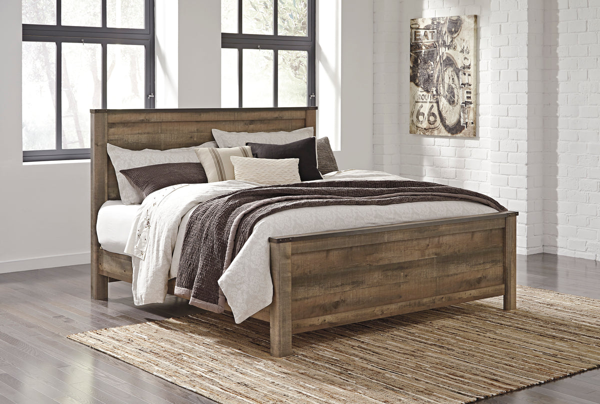 Trinell Panel Bed King
