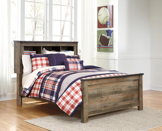 Trinell Full Bookcase Panel Bed - alternate view