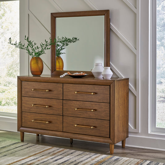 Lyncott Dresser and Mirror - alternate view