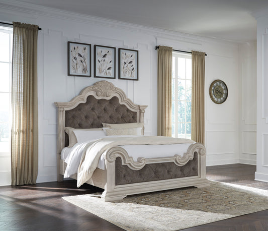 Andonhall Upholstered Panel Bed - alternate view