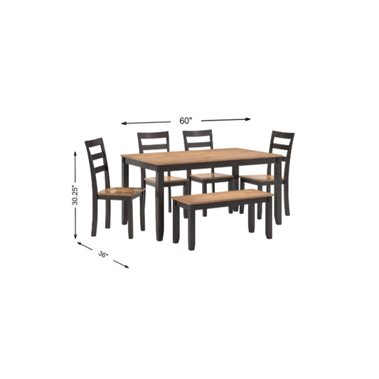 Gesthaven 6-Piece Dining Set - alternate view