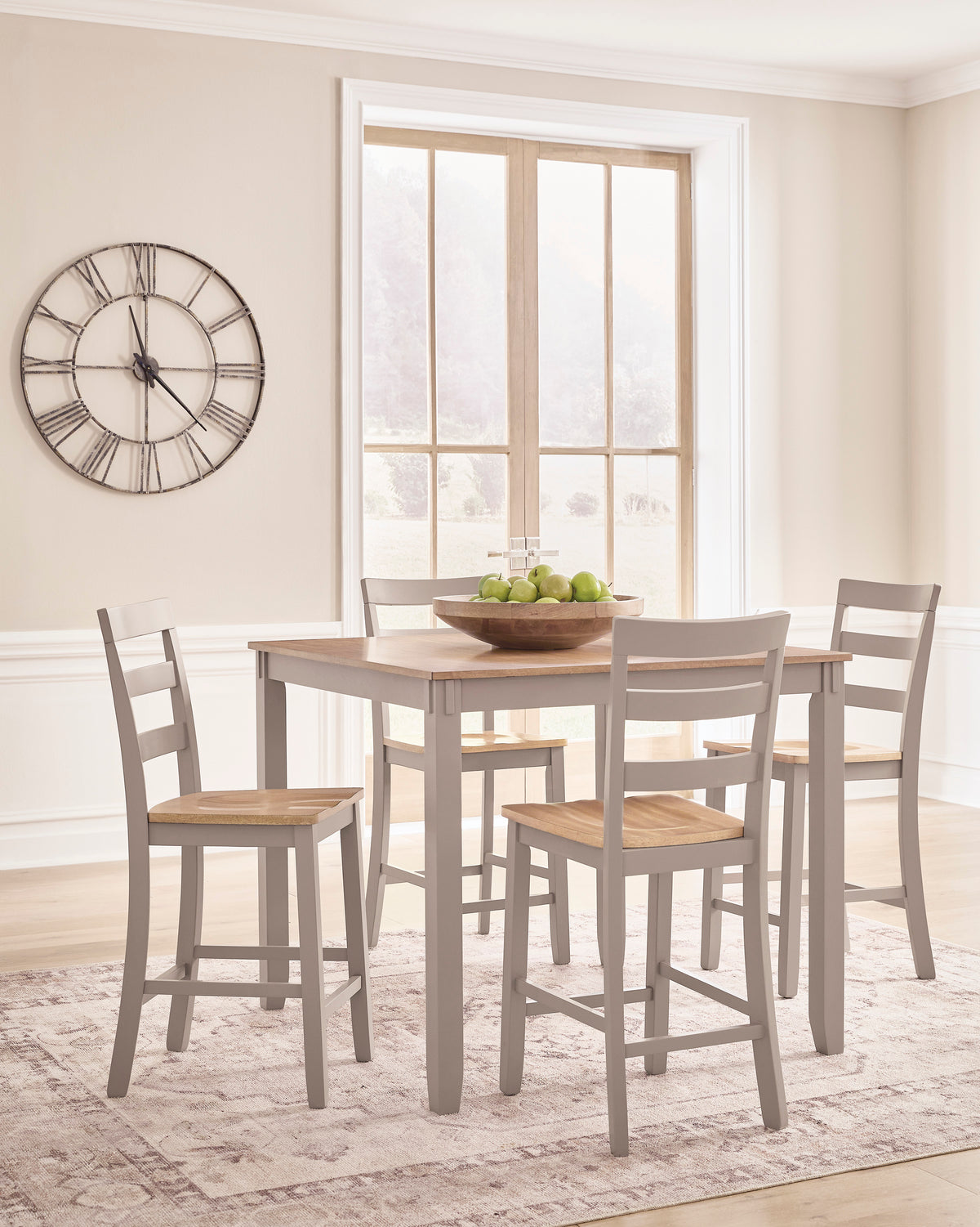 Gesthaven 5-Piece Counter Height Dining Set
