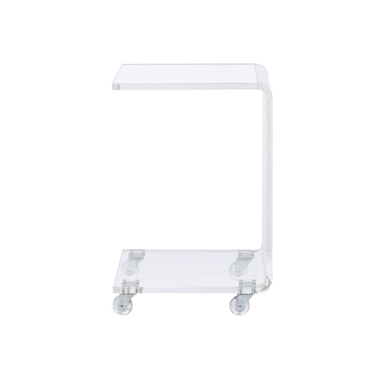 Nya Clear Snack Table - alternate view