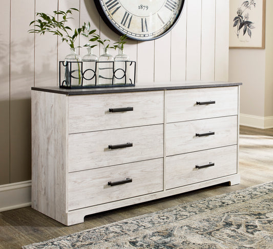 Ashley Shawburn 6 Drawer 60" Dresser - alternate view