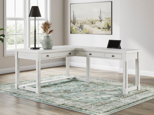 Robbinsdale L-Shaped Home Office Desk - alternate view