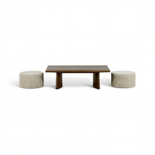Flexsteel Delmar Small Cocktail Ottoman - alternate view