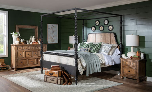 Vintage Market Canopy Bed - alternate view