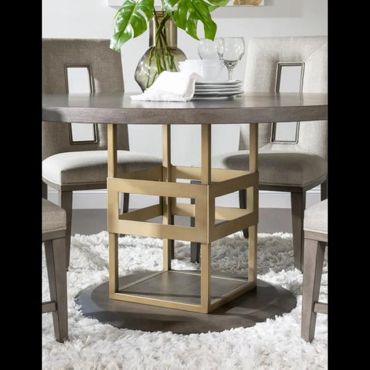 Bella Round Pedestal Dining Table - alternate view