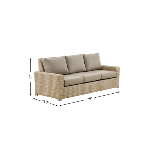 Sydney Outdoor Patio Sofa - alternate view