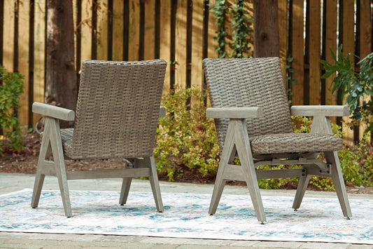 Ashley Carisbo Outdoor Patio Rocking Arm Chair (Set of 2) - alternate view